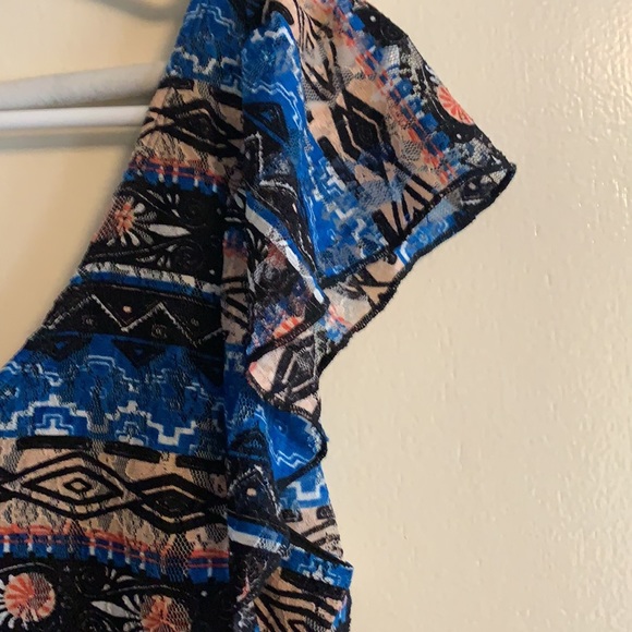 Patterned mini dress - Picture 3 of 3